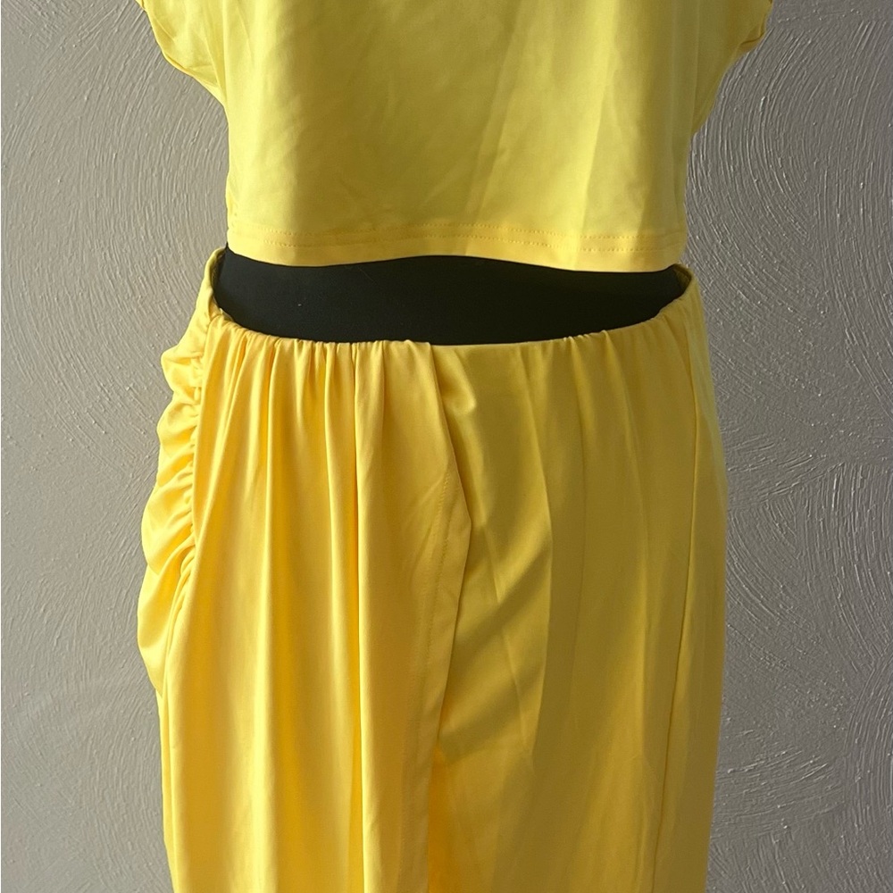 Yellow Two-Piece Set
